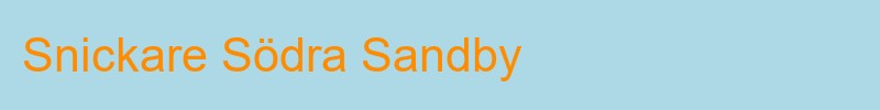 Snickare i Södra Sandby